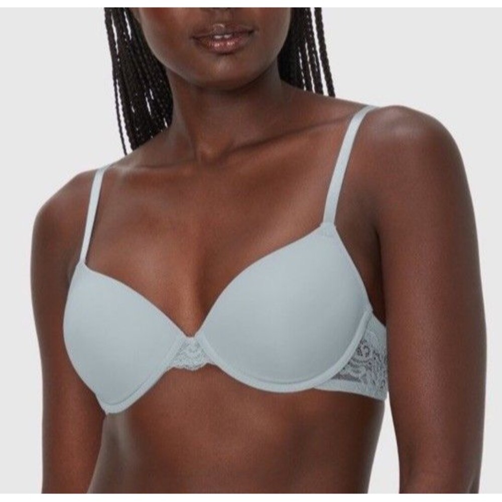 NWT MAIDENFORM Push Up Bra 38C Light Blue